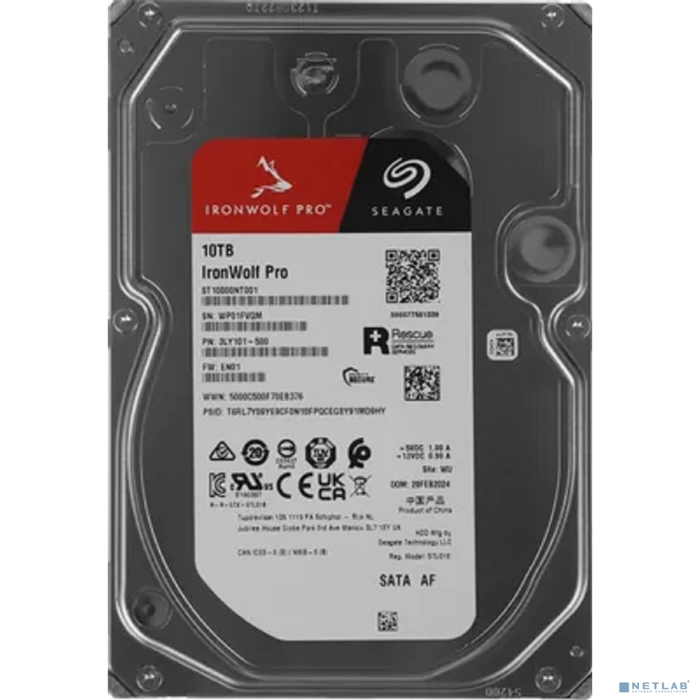10TB Seagate IronWolf Pro (ST10000NT001)