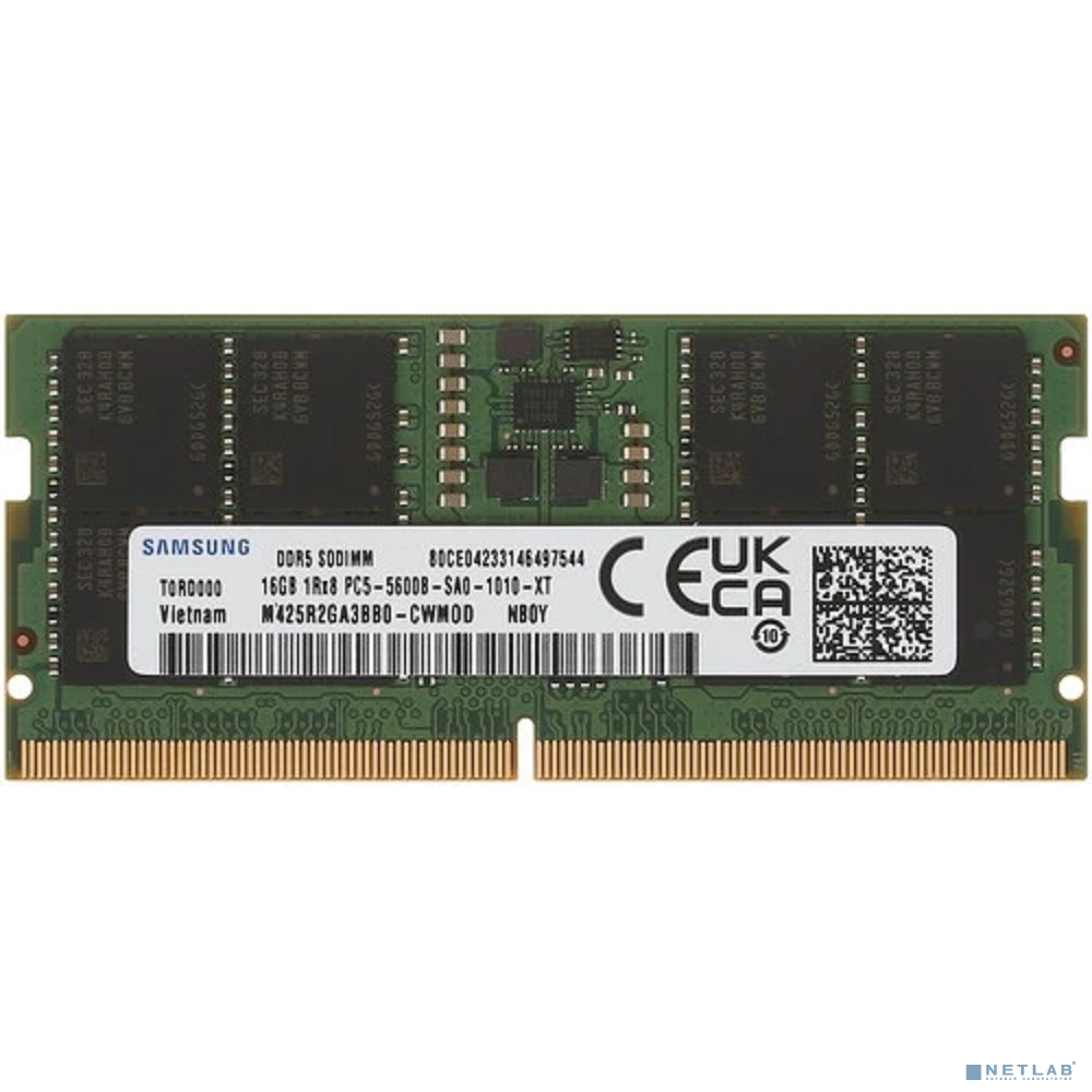 Samsung DDR5 16GB SODIMM 5600Mhz M425R2GA3BB0-CWM