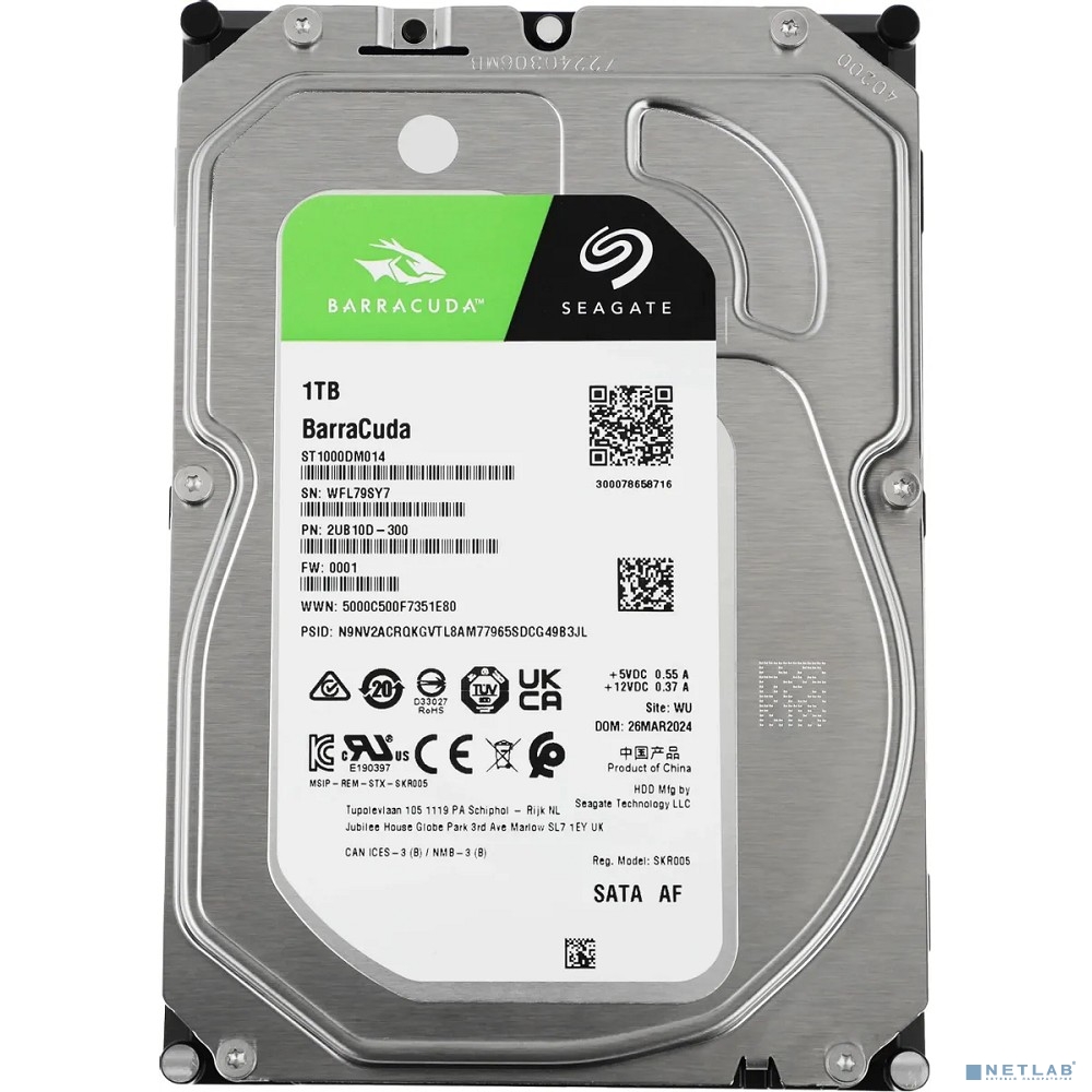 1TB Seagate BarraCuda (ST1000DM014)