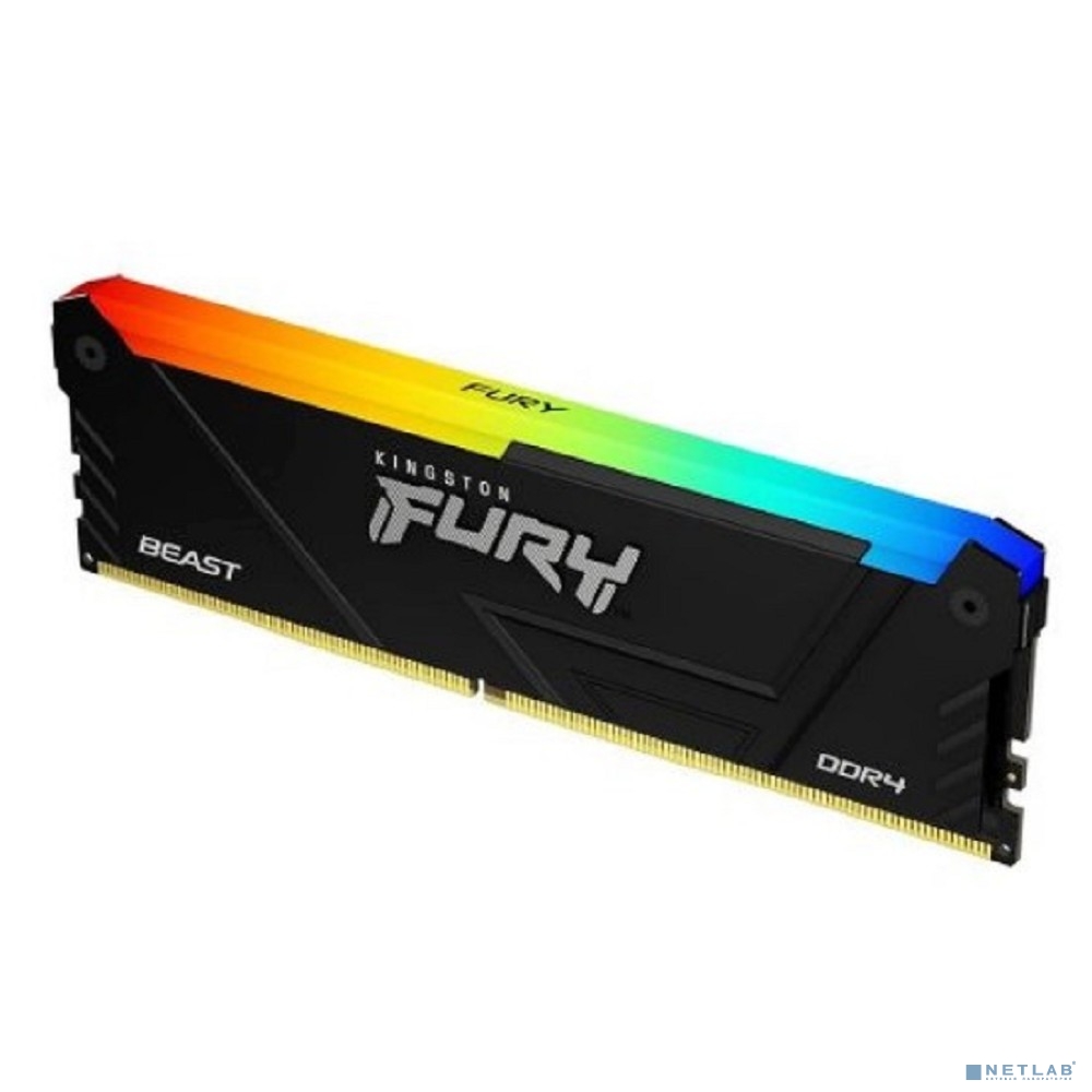 Модуль памяти Kingston FURY Beast Black KF436C18BB2A/16 DDR4 16GB 3600MHz