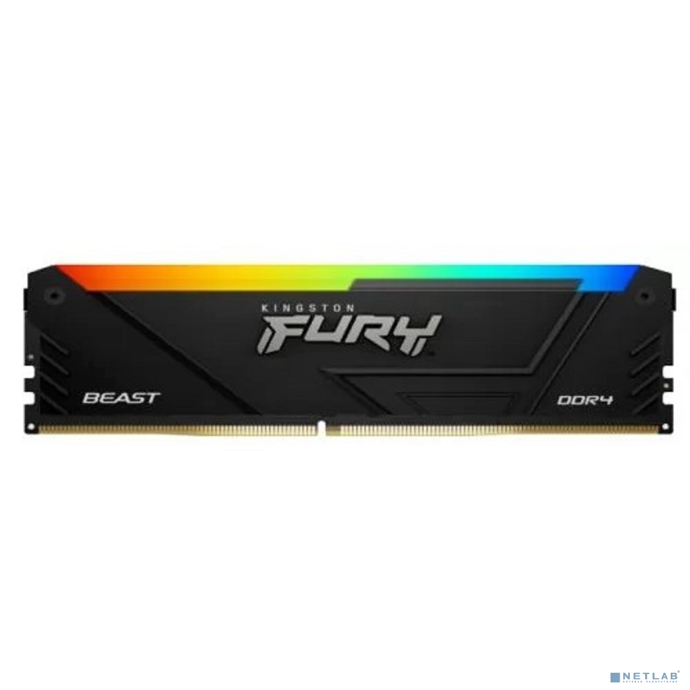 Kingston DDR4 16GB 3200MHz KF432C16BB12A/16 Fury Beast RGB RTL Gaming PC4-25600 CL16