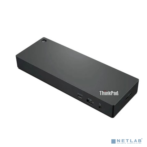 Lenovo ThinkPad Universal Thunderbolt 4 Dock USB-C Dock (2x DP, 1x HDMI, 4x USB A 3.1 Gen 1, 1x USB Type-C, 1x RJ-45, 1x Combo Audio Jack 3.5mm/Thunderbolt 4 Power/Up to 4 ext monitors
