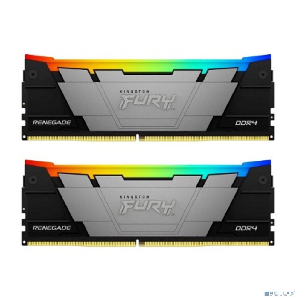 Kingston 32GB 3200MT/s DDR4 CL16DIMM (Kit of 2)1Gx8 FURY Renegade RGB KF432C16RB12AK2/32