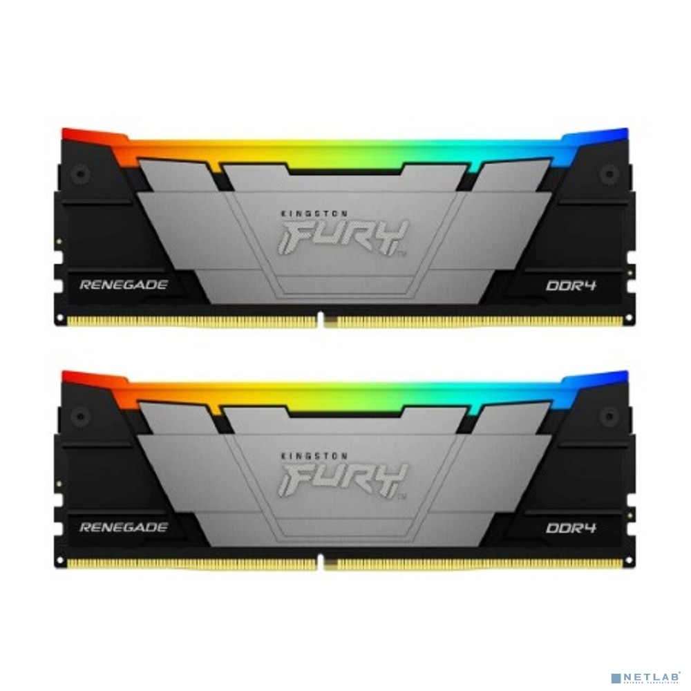 Kingston 64GB 3600MT/s DDR4 CL18 DIMM (Kit of 2) FURY Renegade RGB KF436C18RB2AK2/64