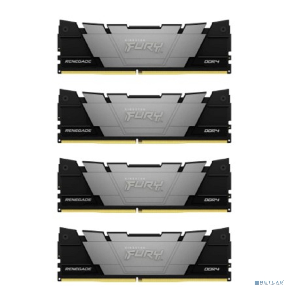 Kingston 64GB 3600MT/s DDR4 CL16DIMM (Kit 4x16Gb) FURYRenegadeBlack KF436C16RB12K4/64