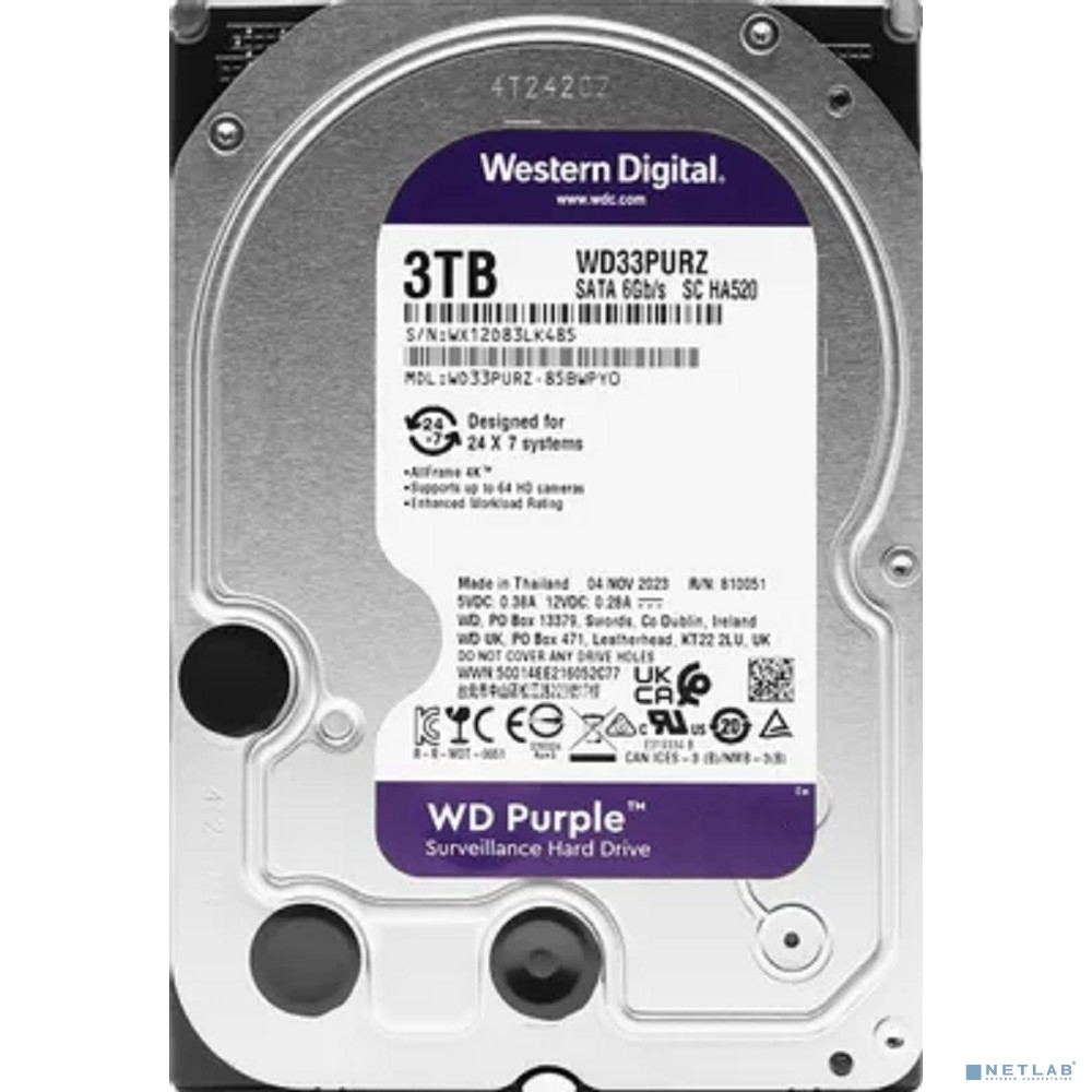 3TB WD Purple (WD33PURZ)