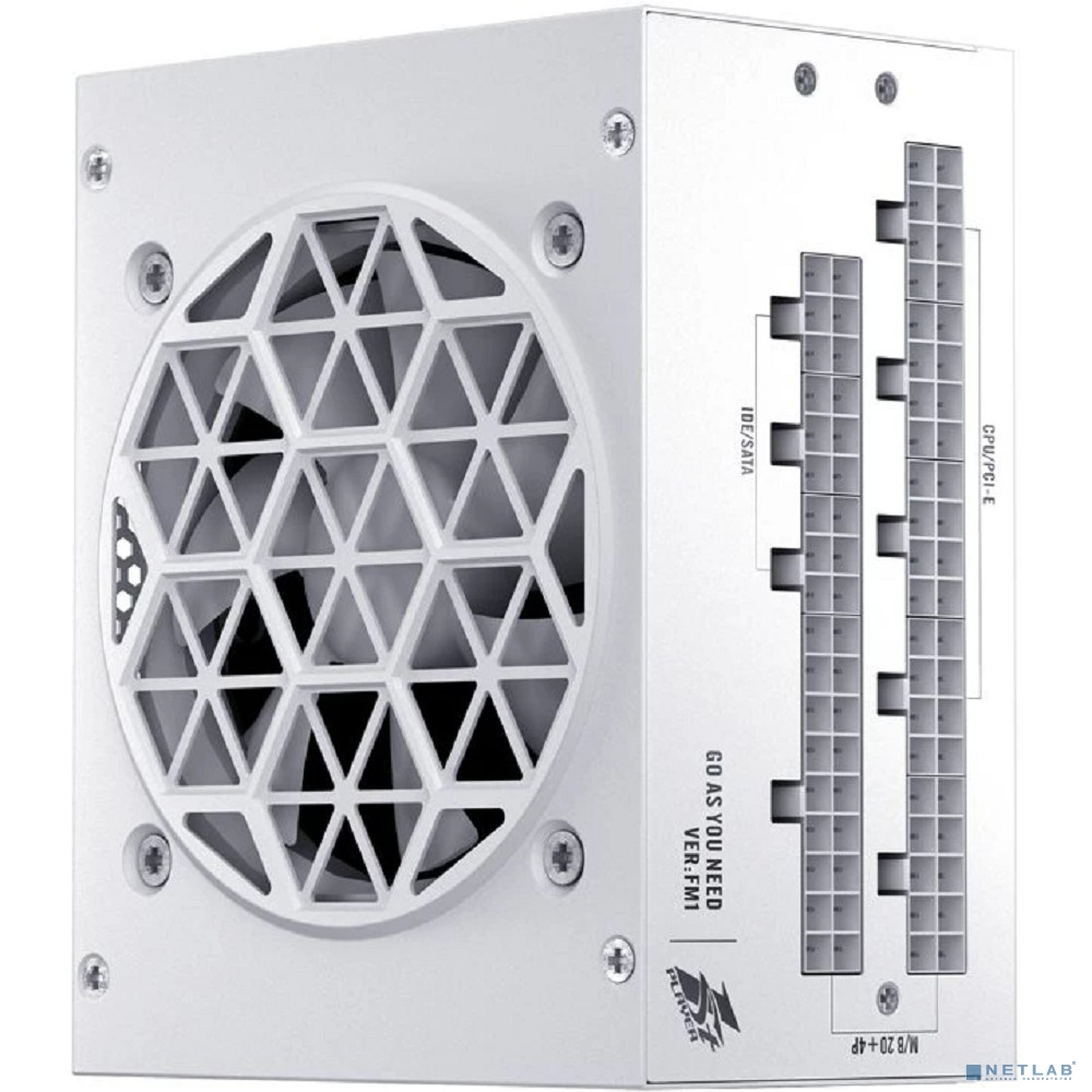 1STPLAYER SFX 750W PLATINUM White / SFX, APFC, 80 PLUS Platinum, LLC+DC-DC, 80mm fan, full modular / PS-750SFX-WH