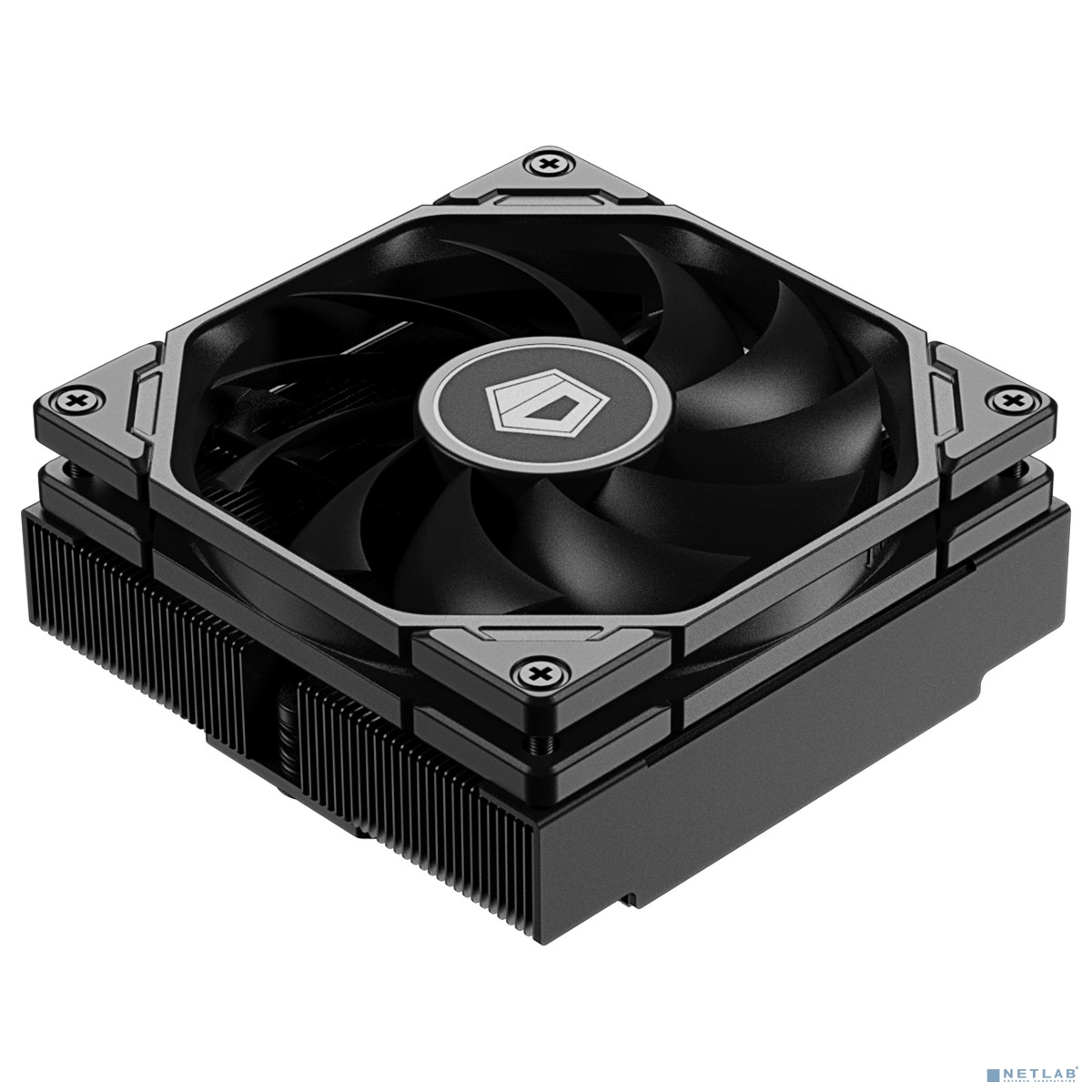Cooler ID-Cooling IS-47-XT LGA1700/1200/115X/AM4 низкопрофильный высота 47mm TDP 95W, PWM, 4 тепл.трубки + медная база, FAN 92mm, черный) BOX