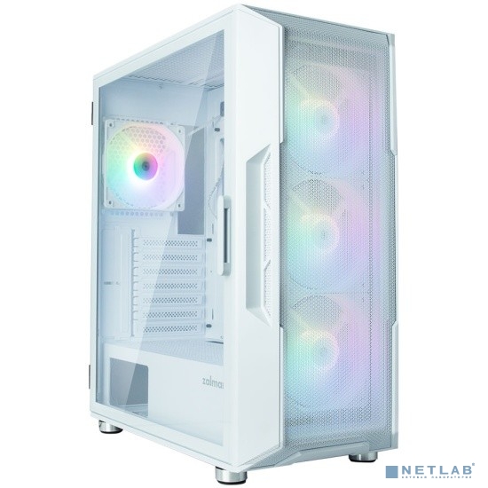 ZALMAN I3 NEO White, без БП, боковое окно (закаленное стекло), белый, ATX