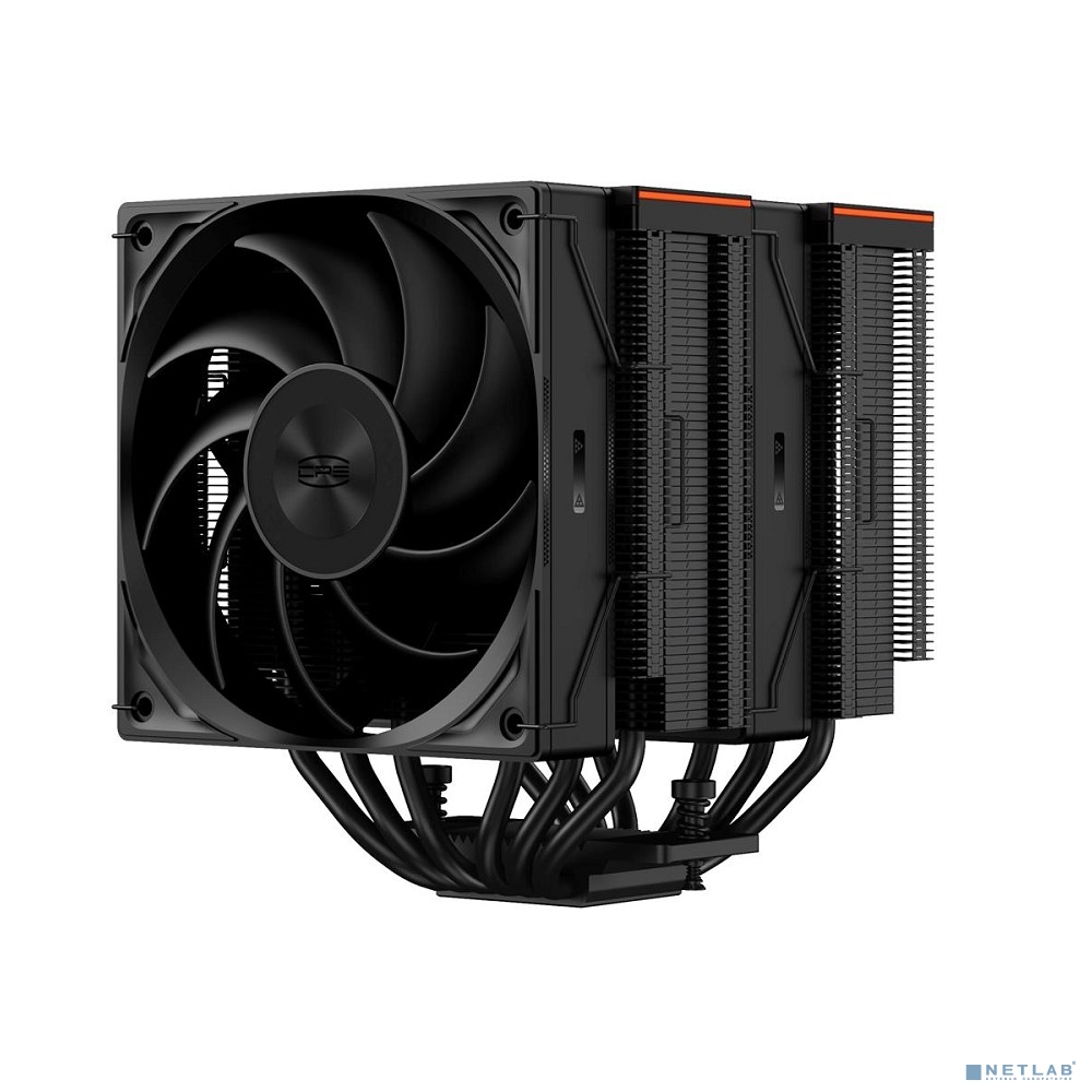 PCCooler RZ620 BK S115X/1200/1700/18XX/AM4/AM5 (TDP 265W, 2x120mm PWM FAN, 6 тепловых трубок 6мм, 500-2200RPM, 28-32dBa)