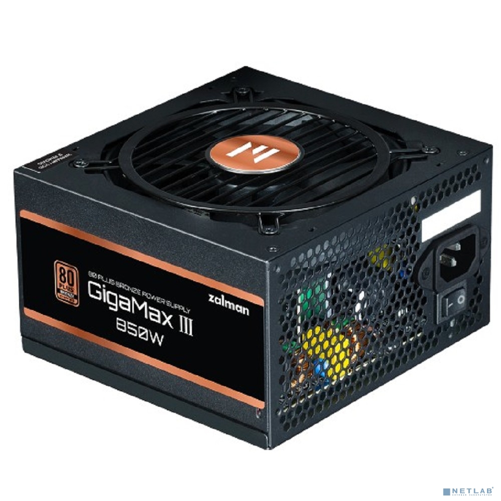 Zalman ZM850-GV3 850W, ATX12V v3.0, Gen 5.0, APFC, 12cm Fan, 80+ Bronze, Retail