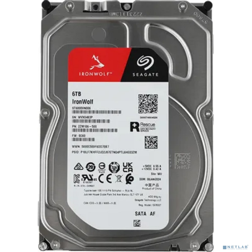 6TB Seagate Ironwolf (ST6000VN006)
