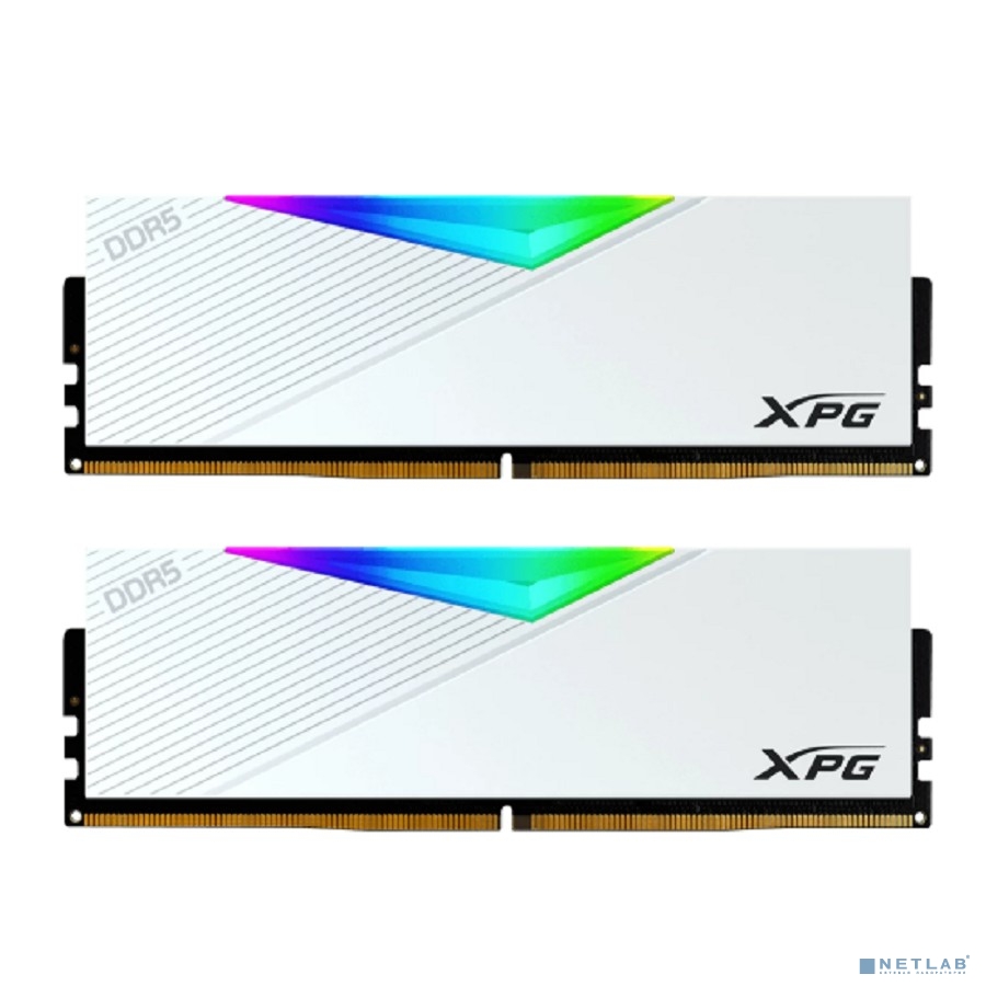 A-data DDR5 XPG LANCER RGB 32GB DDR5-7200 AX5U7200C3416G-DCLARWH, CL34, 1.4V K2*16GB RGB WHITE