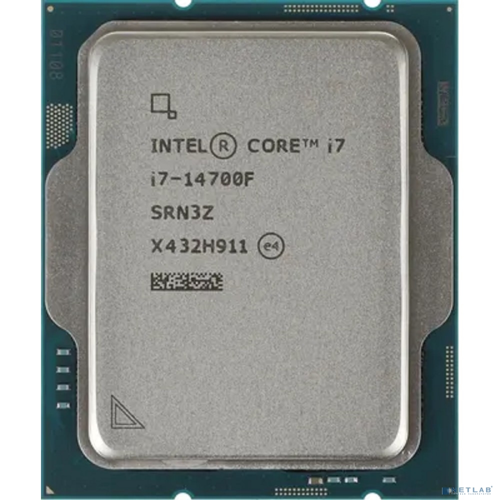 CPU Intel Core i7-14700F, 2.1ГГц, (Turbo 5.4ГГц), 20-ядерный, 33МБ, LGA1700, OEM