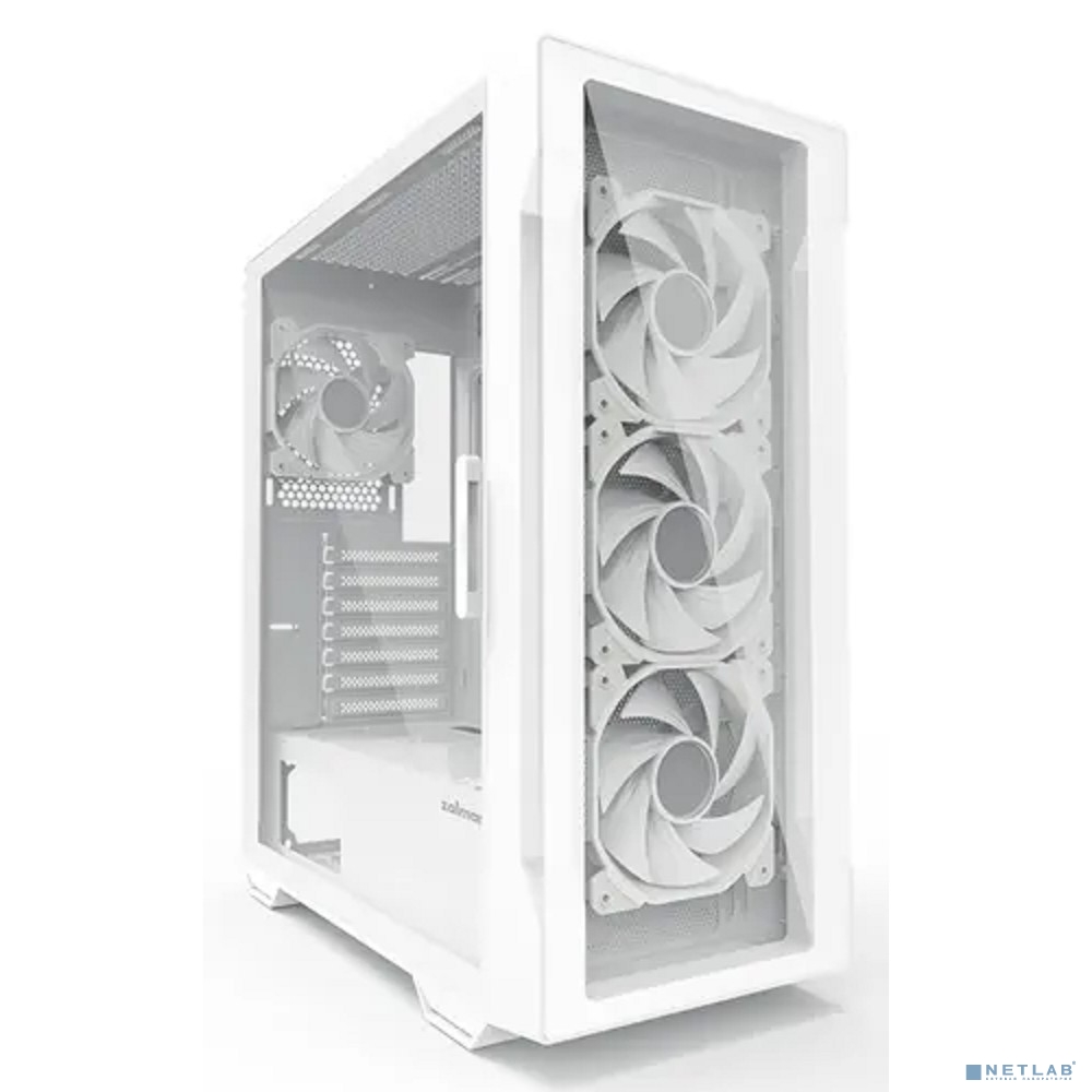 Корпус ZALMAN I3 NEO TG White, без БП, боковое окно (закаленное стекло), белый, ATX