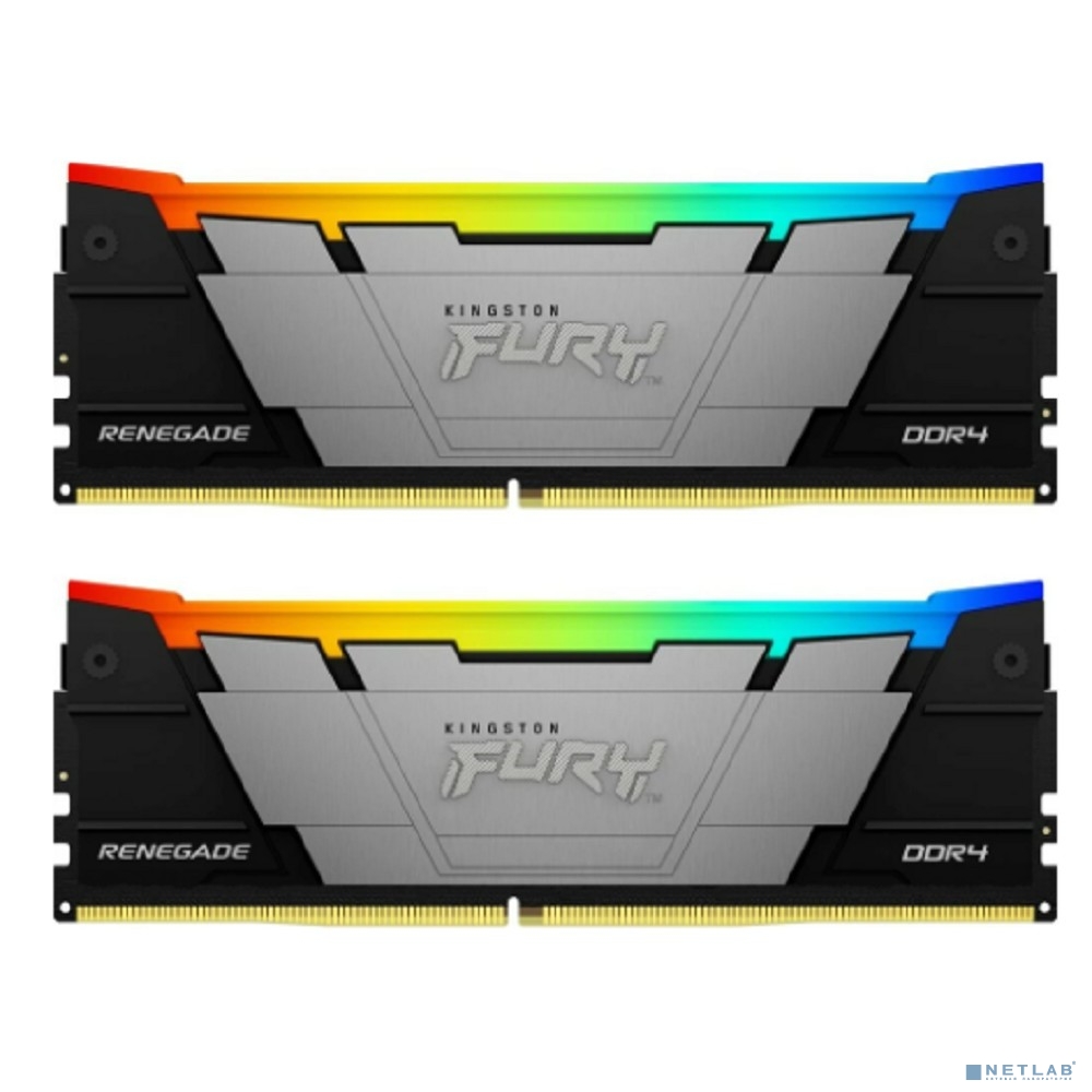 Память оперативная/ Kingston 16GB 4266MHz DDR4 CL19 DIMM (Kit of 2) FURY Renegade RGB