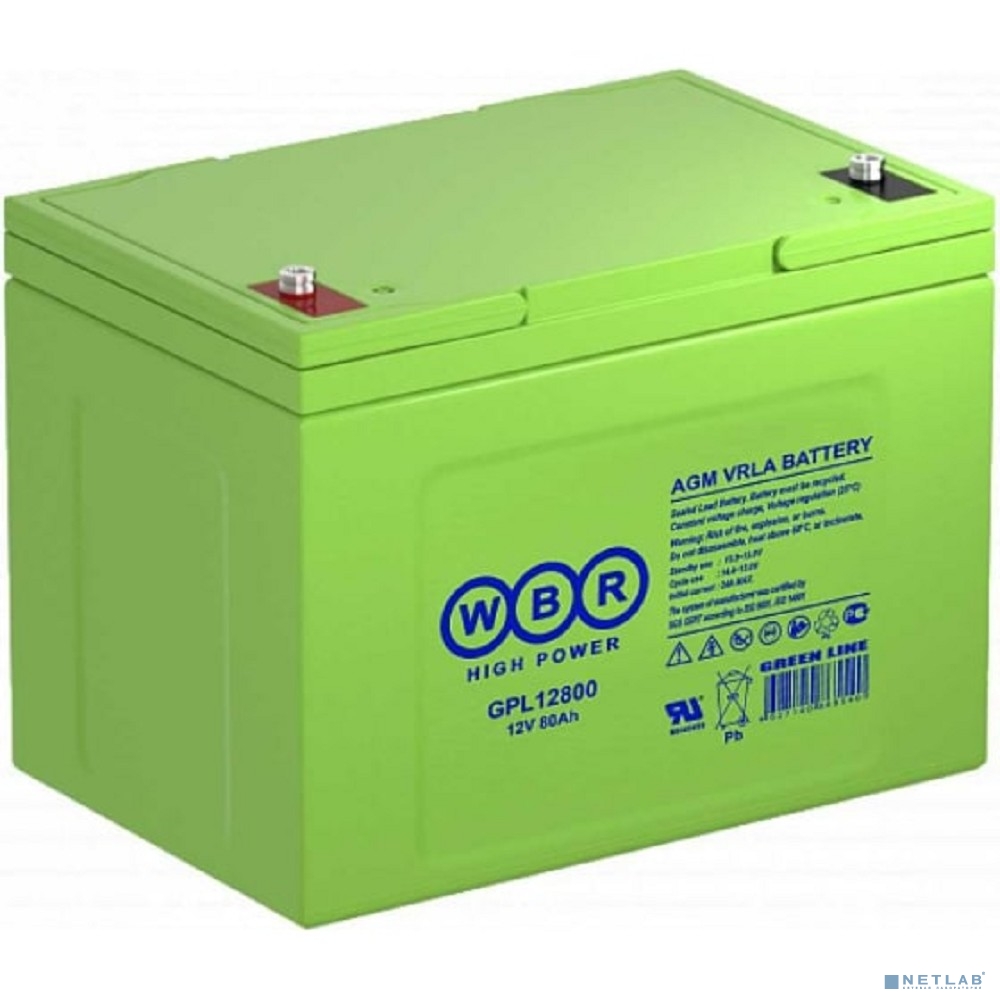WBR Батарея WBR GPL12800 (12V/80Ah)