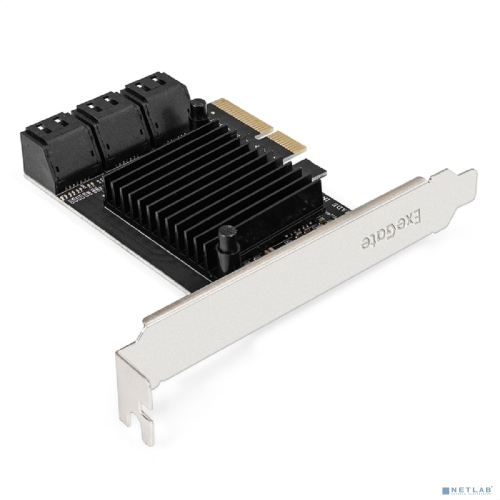 Exegate EX296207RUS Контроллер ExeGate EXE-516 (PCI-E x4 v3.0, SATA3 6Gb/s, 6 int, ASMedia Chipset ASM1166)