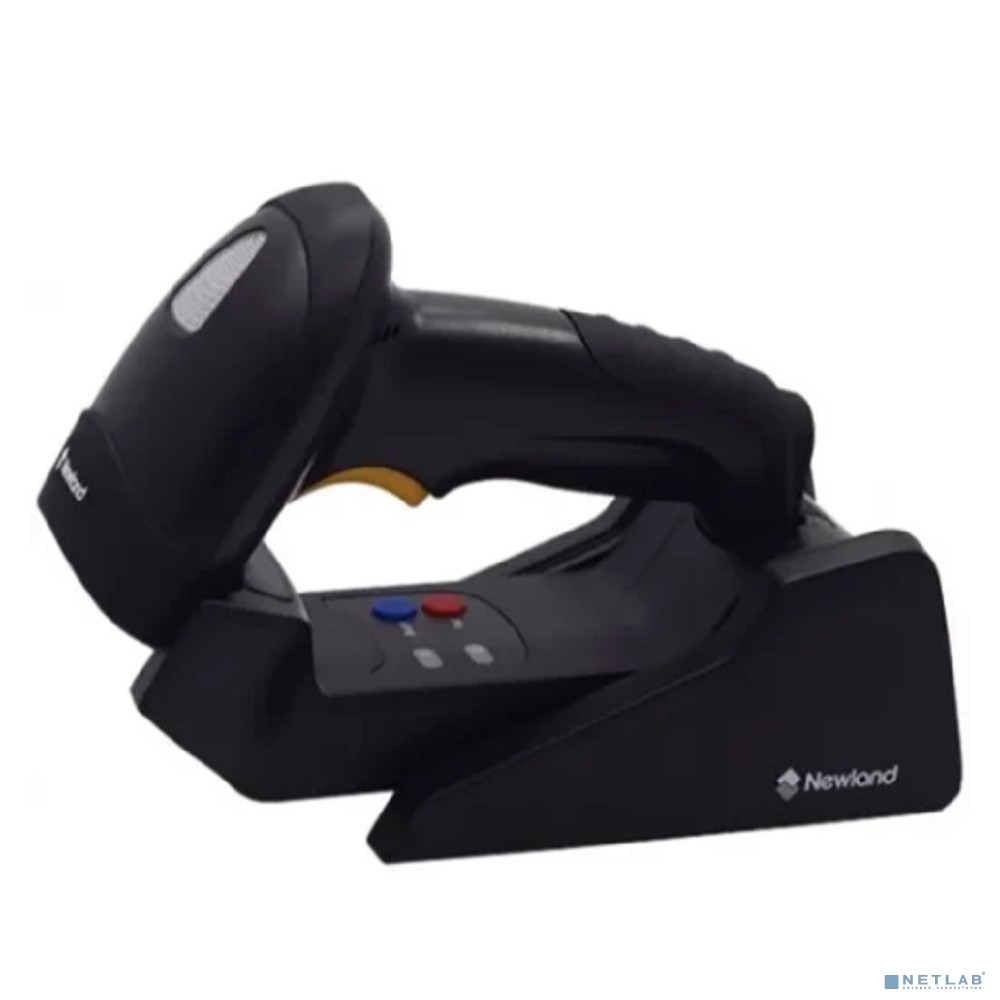 Newland Сканер штрих-кодов/ HR32 Marlin BT, 2D CMOS Wireless Bluetooth Handheld Reader, Mega Pixel (black surface) with Stand/Docking Station, USB cable and multi plug adapter