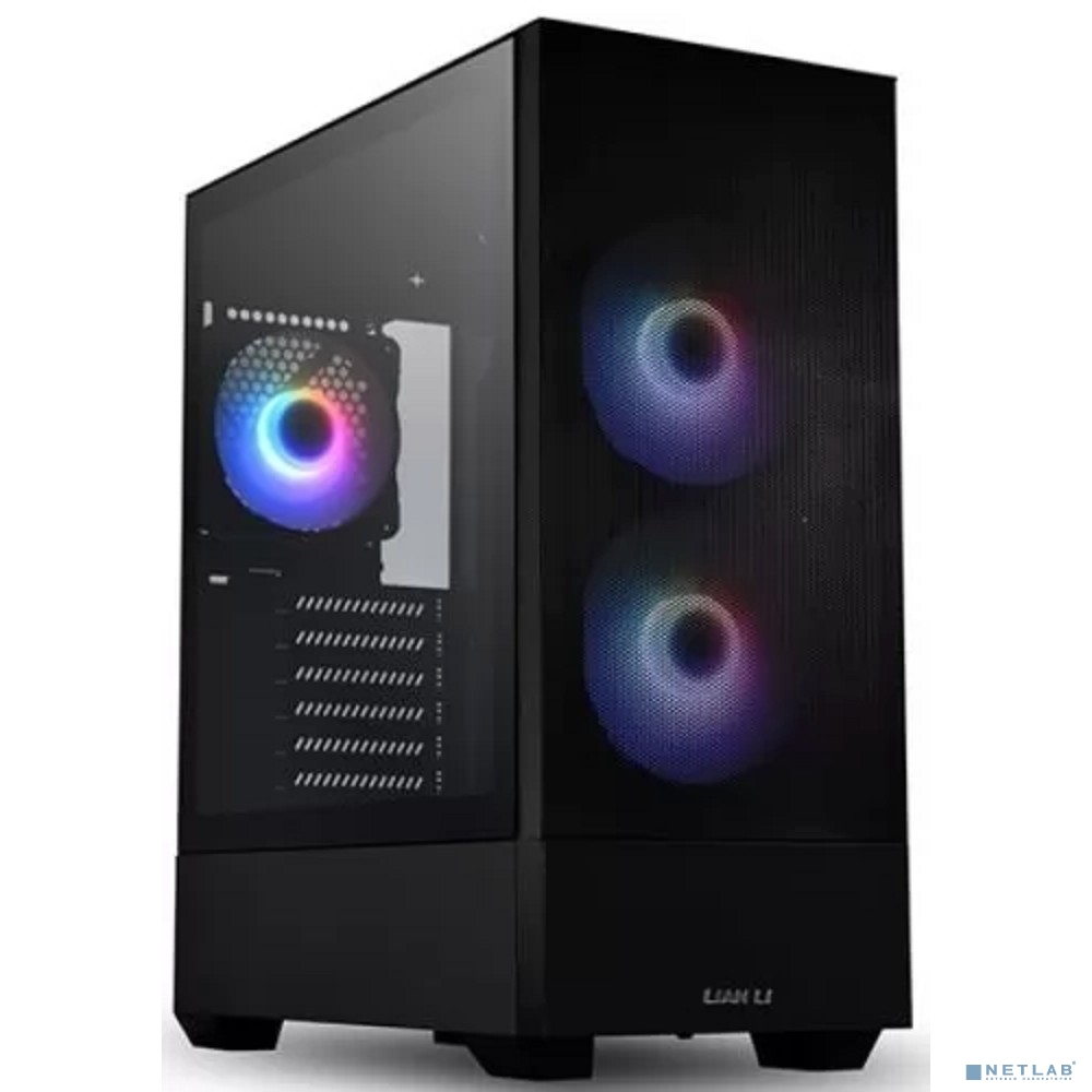 Корпус Lian-Li Lancool 205 Mesh черный без БП ATX 3x120mm 2x140mm 2xUSB3.0 audio bott PSU