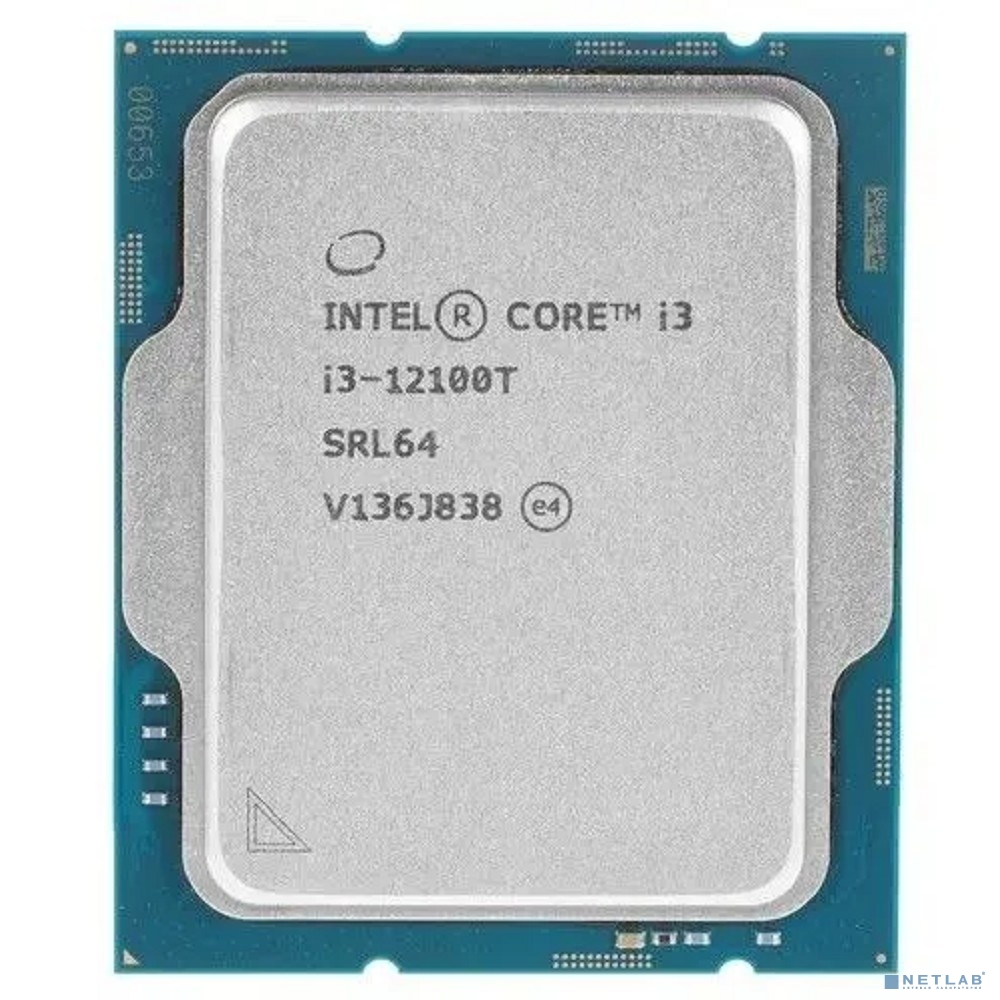 CPU Intel Core i3-12100T CM8071504651106 Alder Lake 4C/8T 2.2-4.1GHz (LGA1700, L3 12MB, 7nm, UHD graphics 730 1.4GHz, TDP 69W) OEM