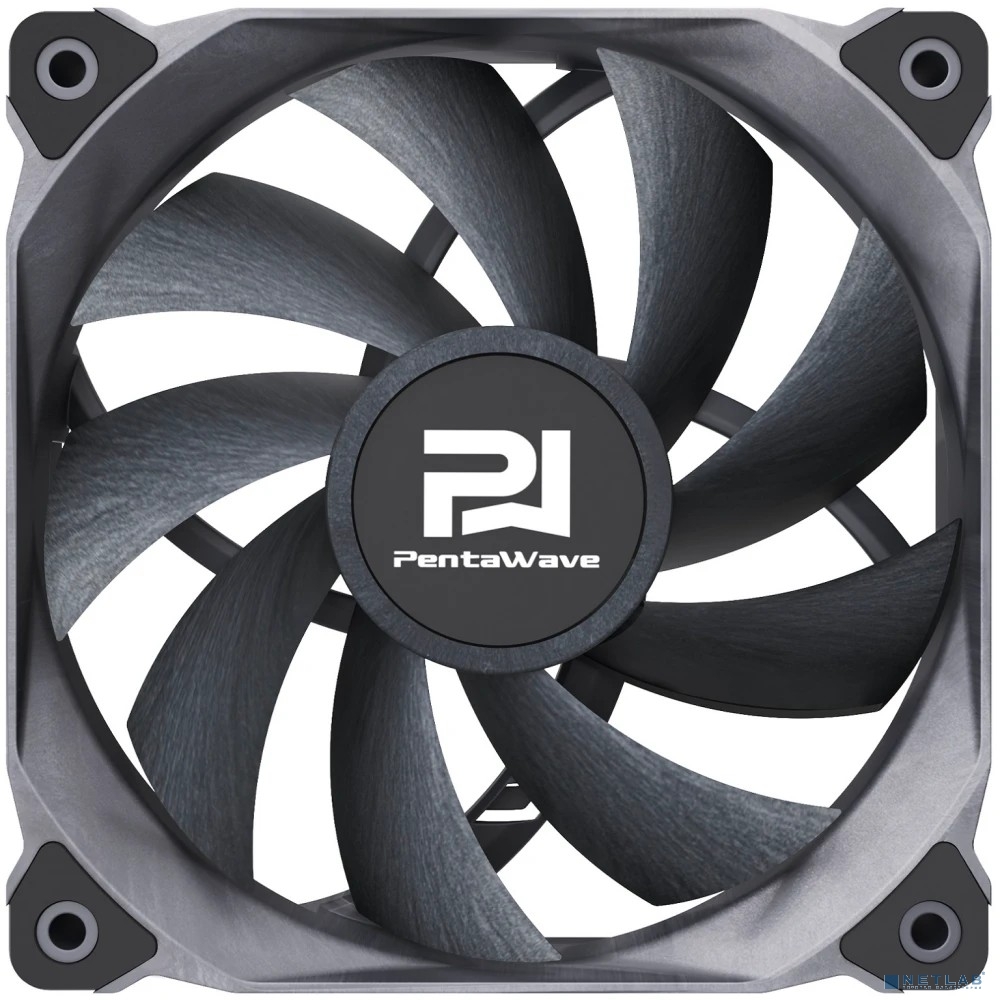 Вентилятор PentaWave PF-K12EXP PWM / 120mm 4 pin Dual NMB Ball Bearing 500-3000rpm 128CFM 43.5dBA/ Gray