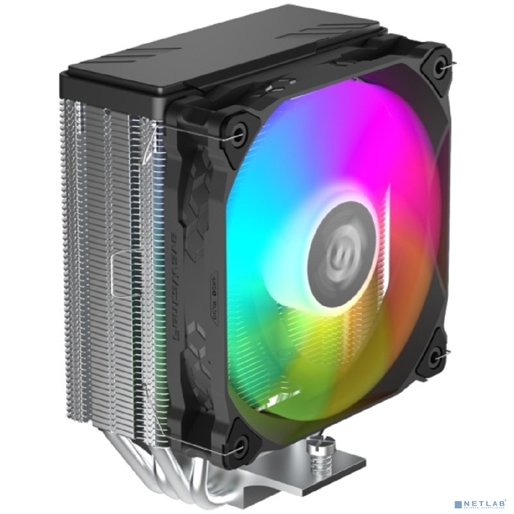 Кулер PentaWave PC-Z04E SRB ARGB LGA115X/1200/1700/AM4/AM5 (20 шт/кор, TDP 220W, 1*120mm ARGB PWM Fan, 4 тепловые трубки 6мм, 600-1850RPM, 12-32,6dBa)