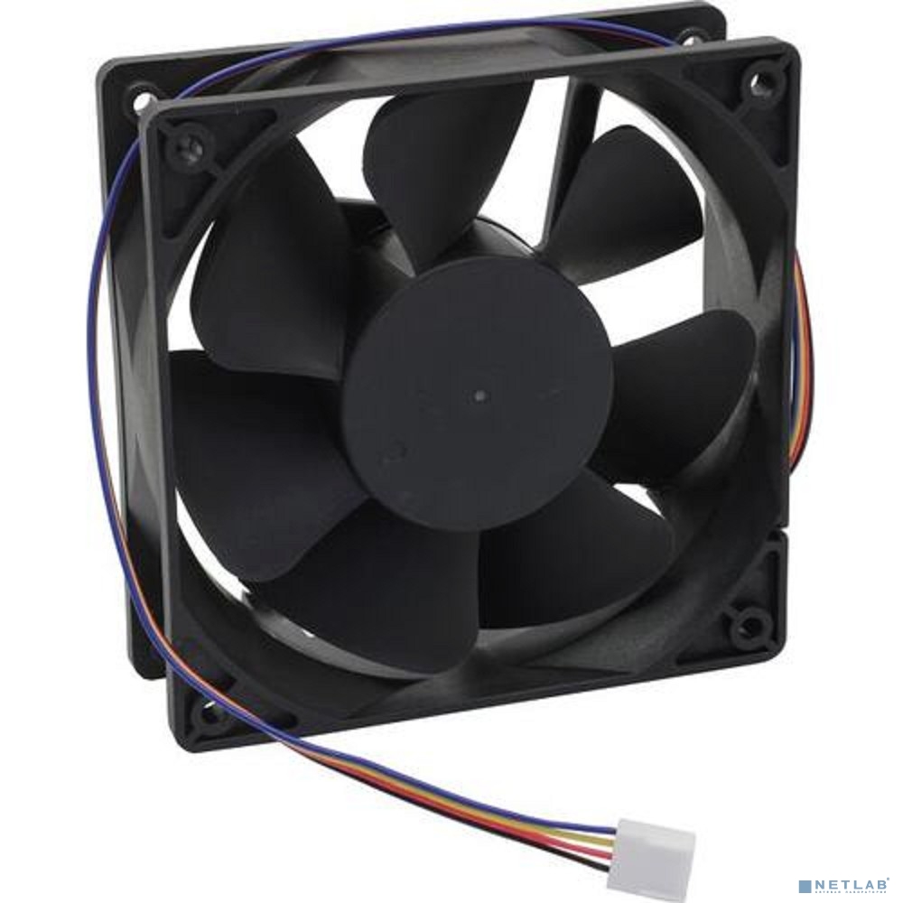 Вентилятор Gembird D12038HM-4 120x120x38 гидродинамический 4 pin провод 40 см