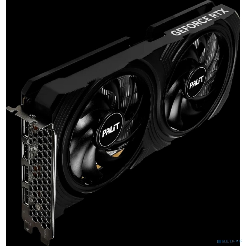 Видеокарта Palit RTX4060 INFINITY 2 OC 8Gb GDDR6 128bit 3xDP HDMI 2FAN