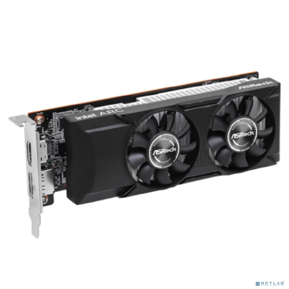 Видеокарта Asrock PCI-E 4.0 A310 LP 4G INTEL ARC A310 4Gb 64bit GDDR6 2000/15500 HDMIx1 DPx1 HDCP RTL