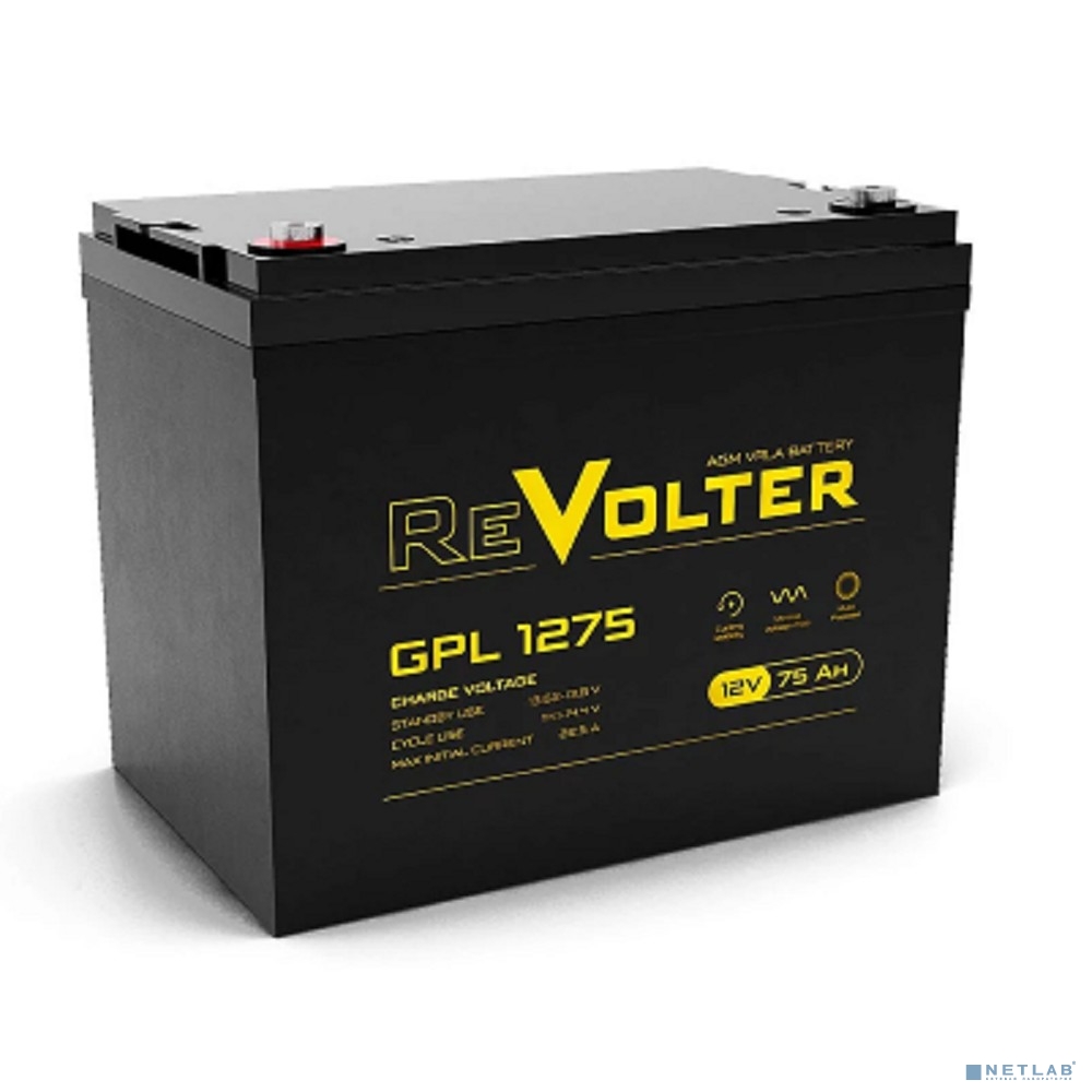 Revolter Аккумулятор GPL 1275 (12B/75Ач)