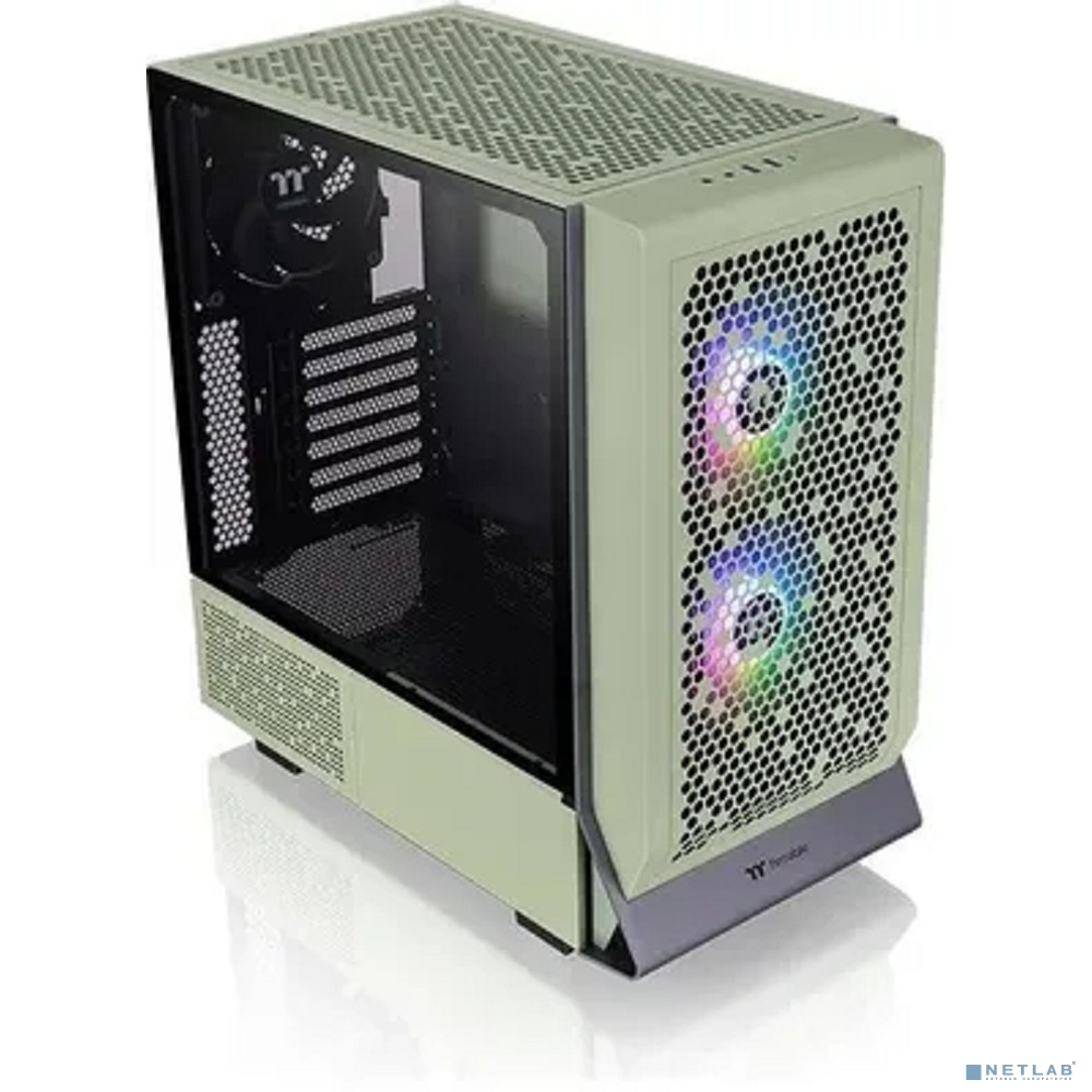 Корпус Thermaltake Ceres 300 TG ARGB Matcha зеленый без БП ATX 7x140mm 5x180mm 2xUSB3.0 audio bott PSU