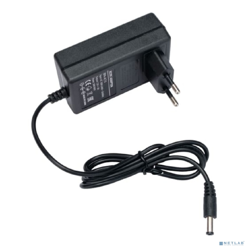 Gembird Блок питания 12В/3А, 36Вт, 1 штекер 5,5х2,5мм (NPA-AC15)