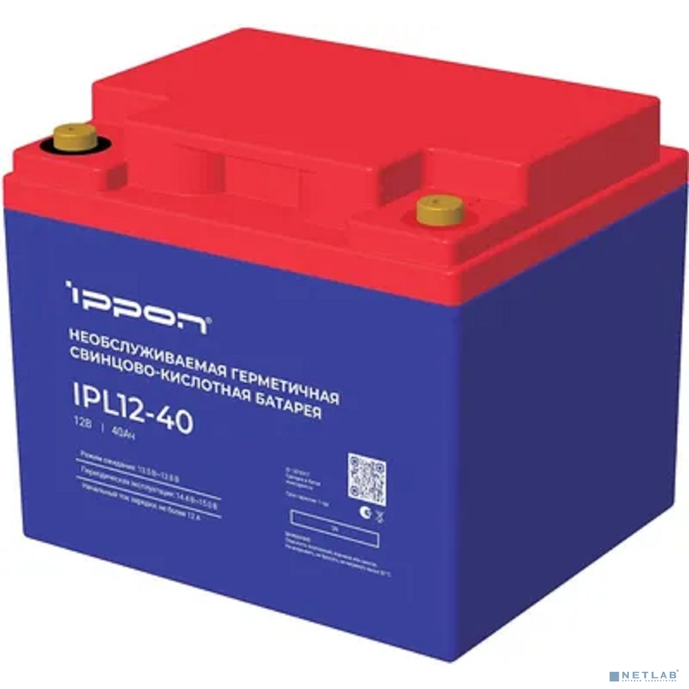 Ippon Батарея IPL12-40 12В 40Ач