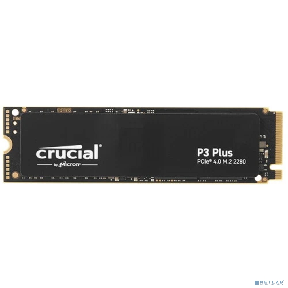 Накопитель SSD M.2 2280 Crucial CT2000P3PSSD8 P3 Plus 2TB PCIe Gen 4 x4 NVME 5000/4200MB/s TBW 440