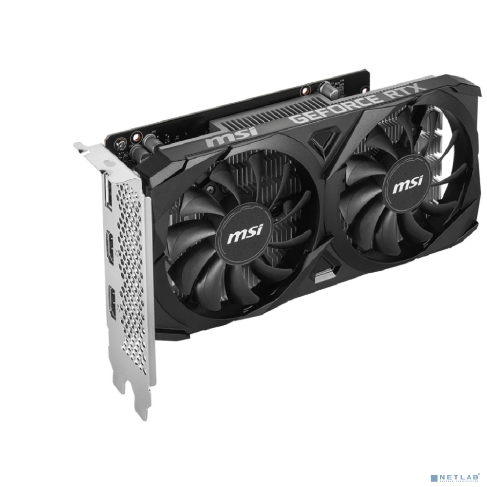 MSI RTX 3050 VENTUS 2X 6G NVIDIA GeForce RTX 3050 6Gb GDDR6 1492/14000 HDMIx2 DPx1 HDCP Ret