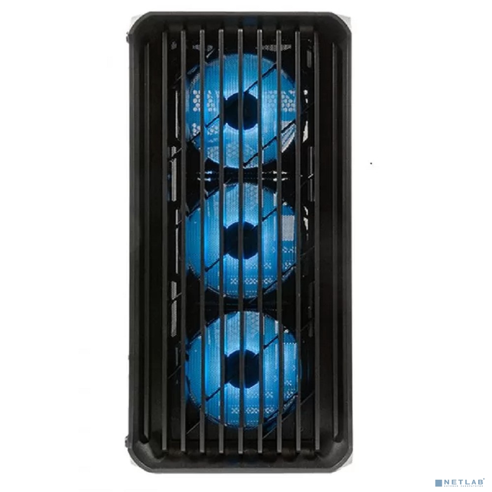 Eurocase 00-01003411 Корпус Minitower mATX M205 4ARGB черный без БП закаленное стекло USB 3.0