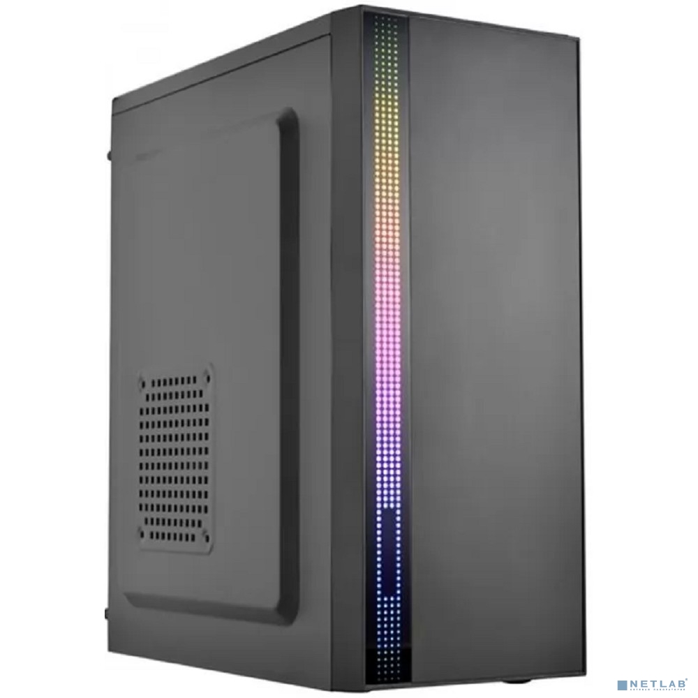 Filum 00-00866547 Корпус Midtower ATX S17 черный, без БП, RGB strip, USB 3.0/2.0