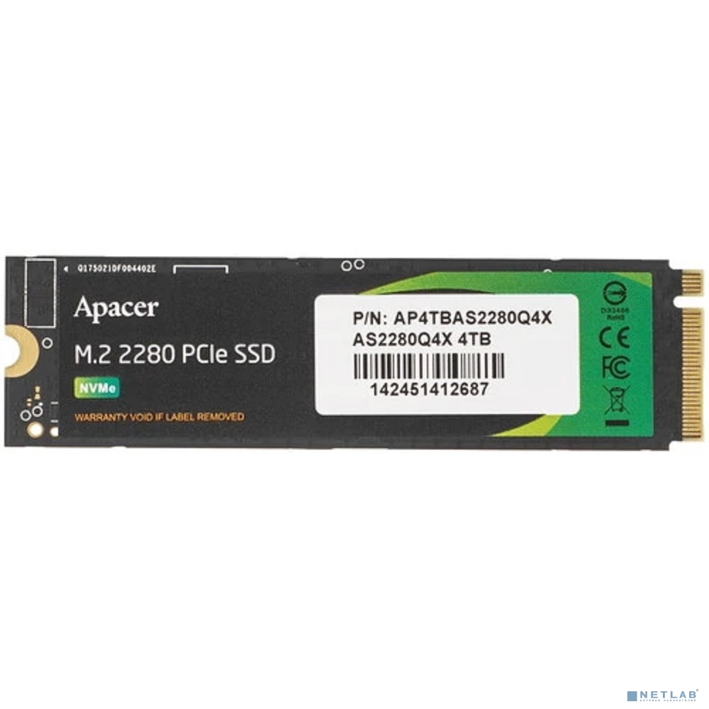 SSD Apacer M.2 2280 4TB AS2280Q4X Client SSD AP4TBAS2280Q4X-1