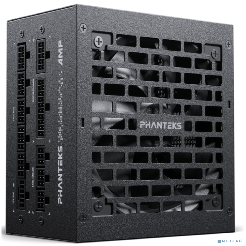 PHANTEKS AMP GH 850W (80 Plus Gold, ATX 3.1, PCIe 5.1, APFC, 120mm Fan, Fully Modular, Black) / PH-P850GH_BK01