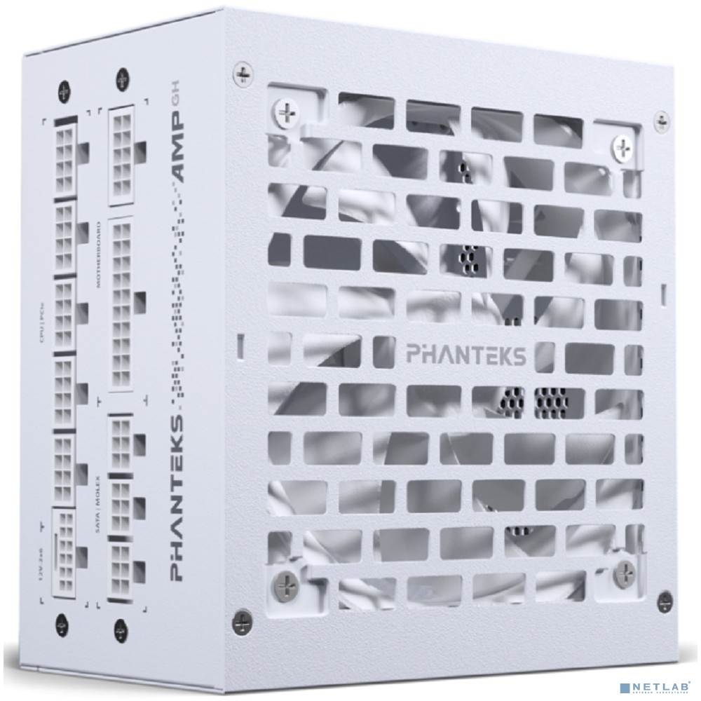 PHANTEKS AMP GH 850W (80 Plus Gold, ATX 3.1, PCIe 5.1, APFC, 120mm Fan, Fully Modular, White) / PH-P850GH_WT01