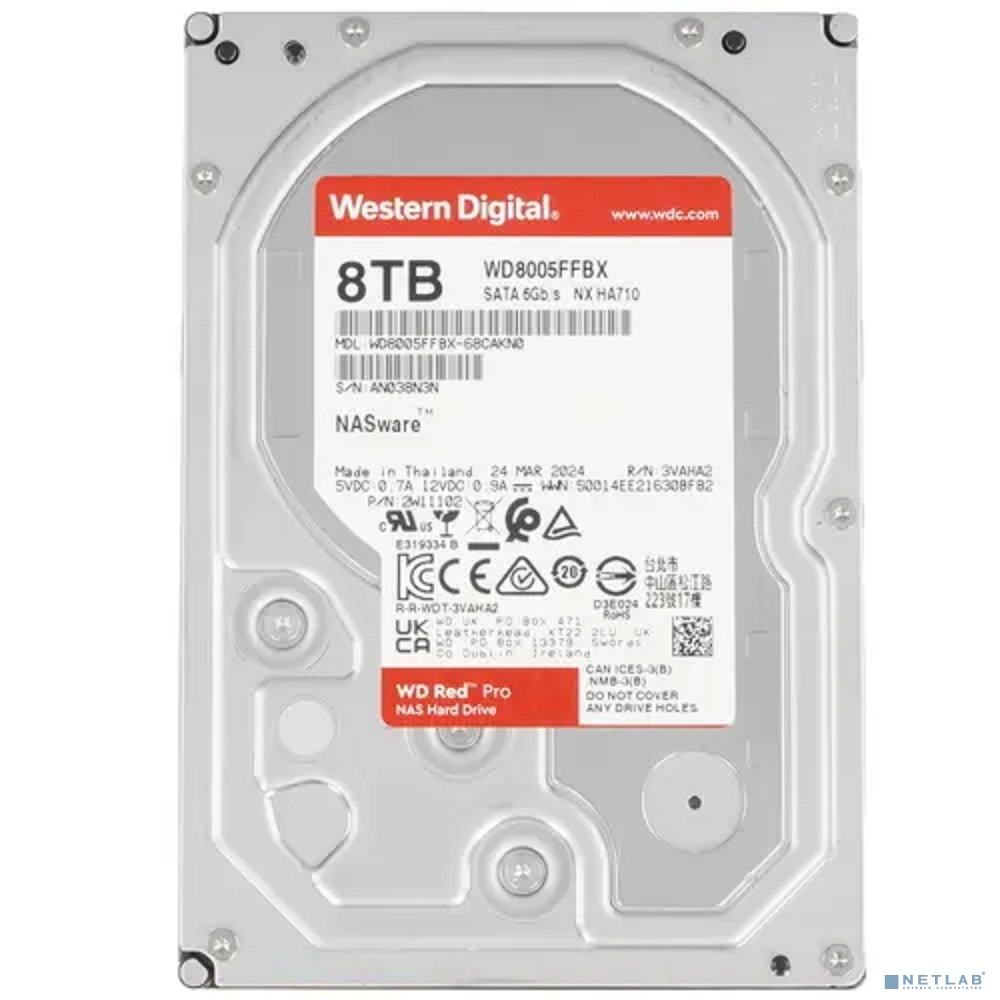 8TB WD Red Pro (WD8005FFBX)