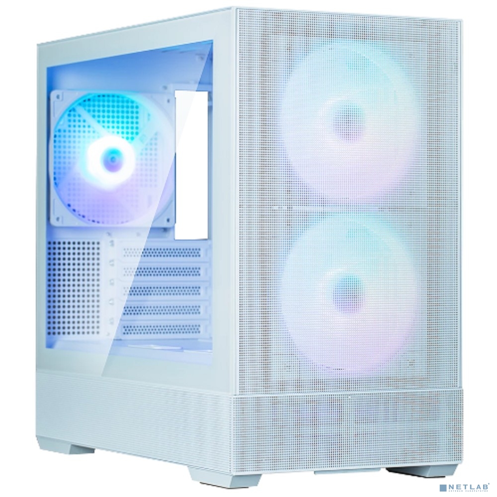 Корпус ZALMAN P30 AIR WHITE, без БП, белый, mATX