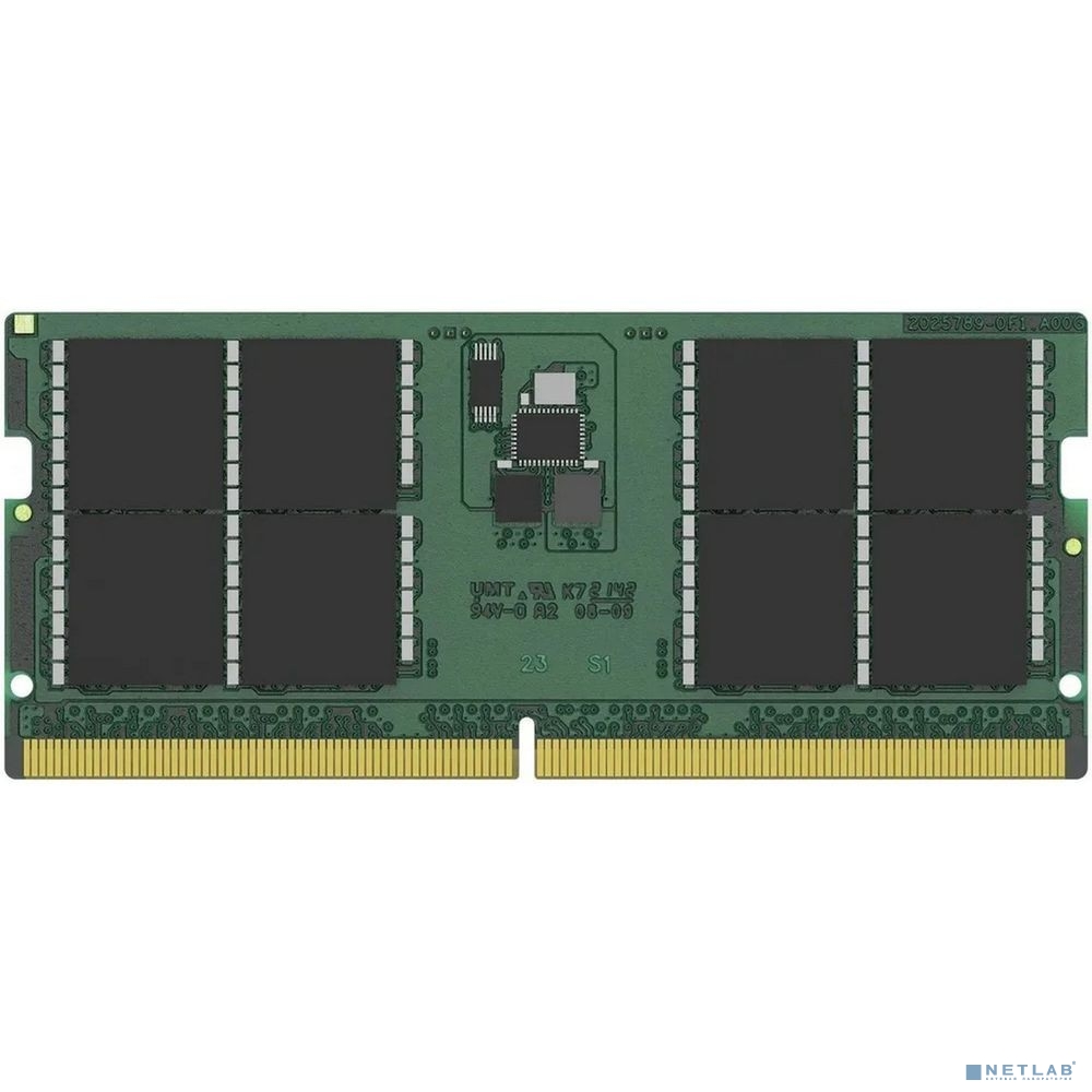 Модуль памяти Kingston 48GB DDR5 5600 Non-ECC Unbuffered SODIMM CL46 2RX8 1.1V 262-pin 24Gbit