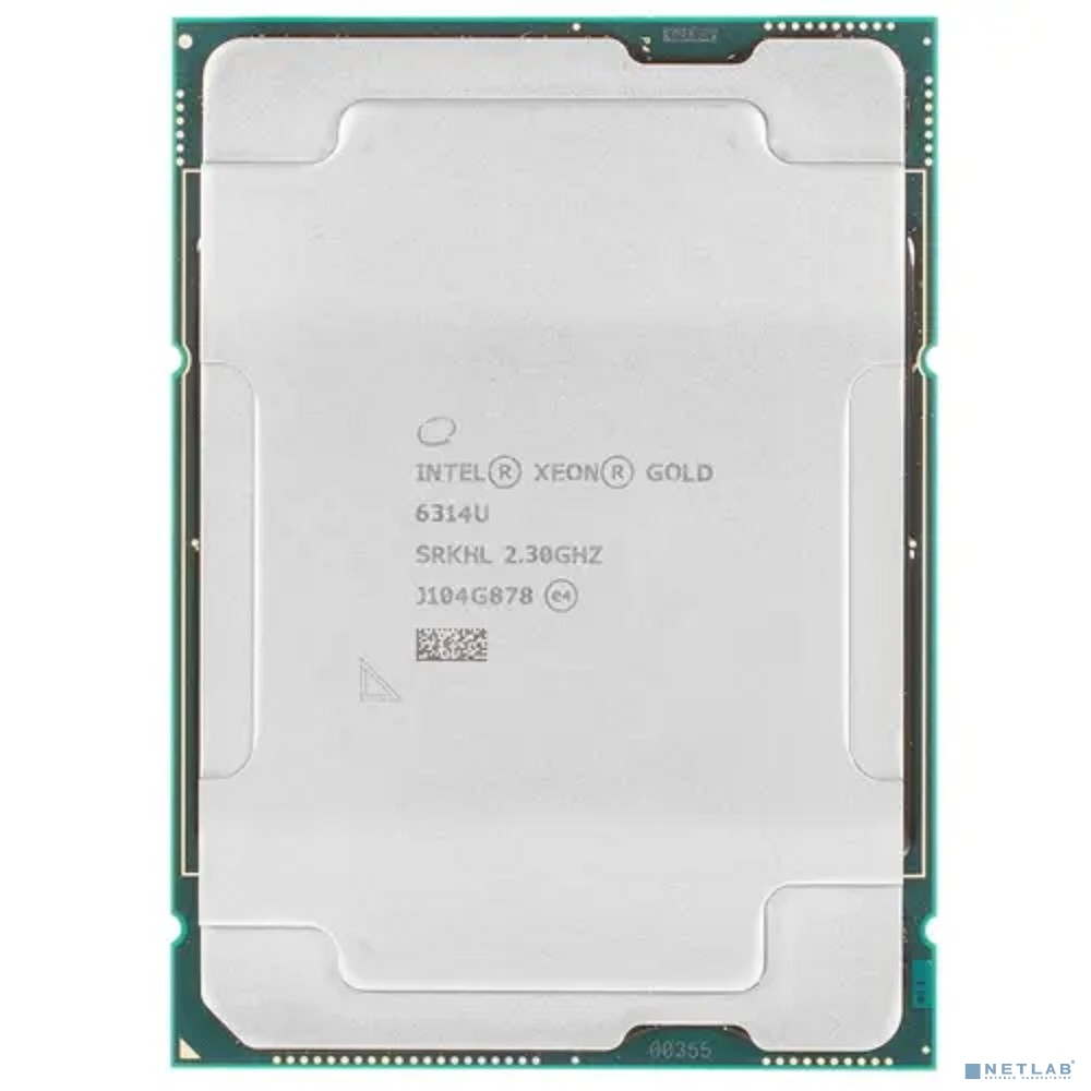 CPU Intel Xeon Gold 6314U 32 Cores, 64 Threads, 2.3/3.4GHz, 48M, DDR4-3200, 1S, 205W