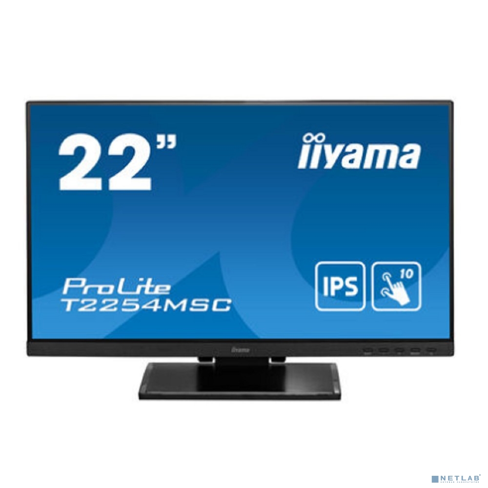 LCD Iiyama 21.5" T2254MSC-B1AG TOUCH черный