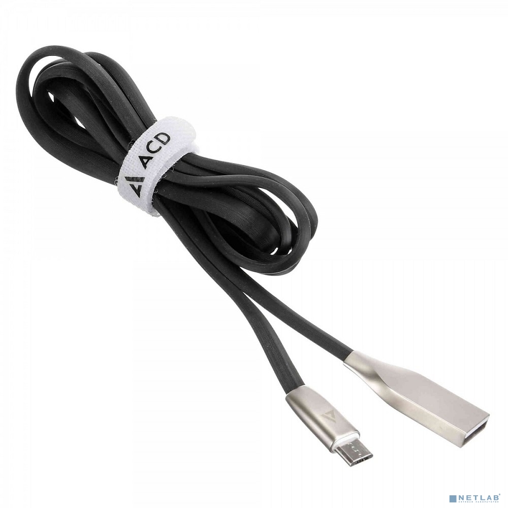 Кабели USB ACD USB кабель ACD-Infinity MicroUSB ; USB-A TPE, 1.2м, черный (ACD-U922-M1B)