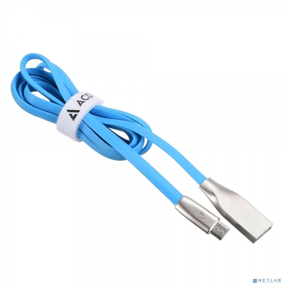 Кабели USB ACD USB кабель ACD-Infinity MicroUSB ; USB-A TPE, 1.2м, синий (ACD-U922-M1L)