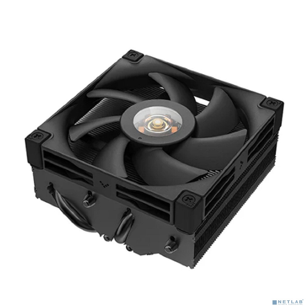Cooler Deepcool AN400 BLACK LGA1700/1200/115X/AM5/AM4 низкопрофильный 52,5 mm TDP 150W, PWM, Fan 120mm