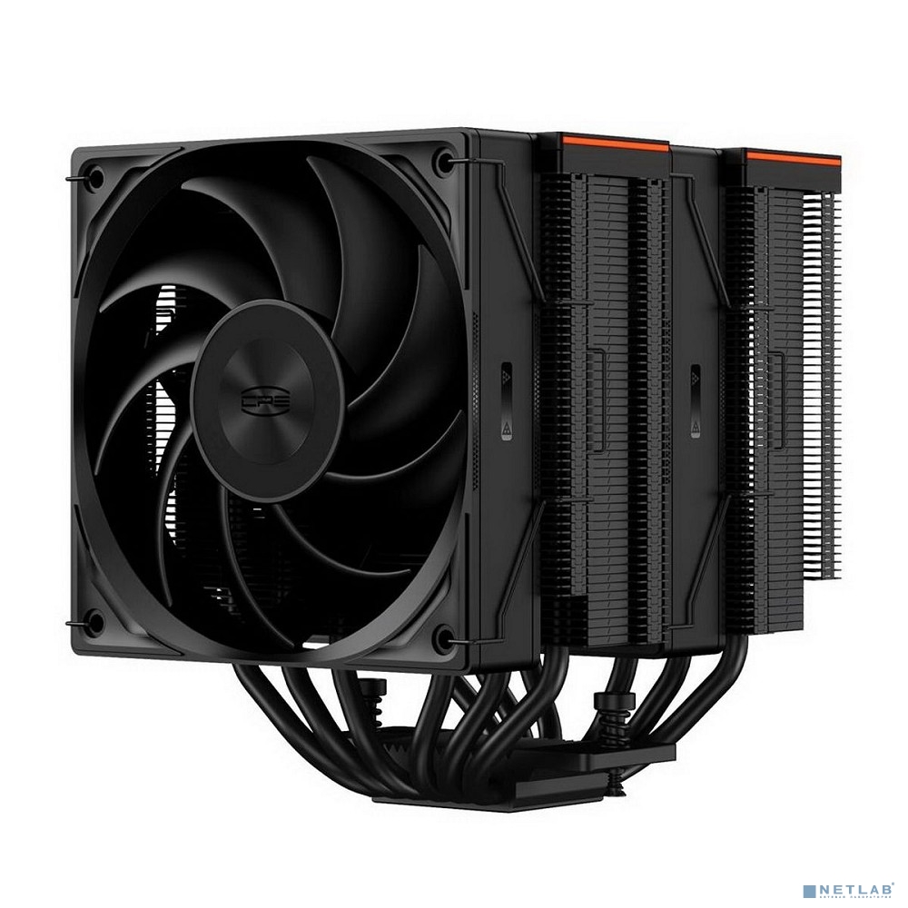 Кулер для процессора/ PCCooler RZ620 BK (260W, 4-pin PWM, 157.5mm, Al/Cu, 6x6mm, 1x120mm, 86.73CFM, 32dBA, 2200RPM, S: 1851/1700/1200/115X, AM5/AM4, black)